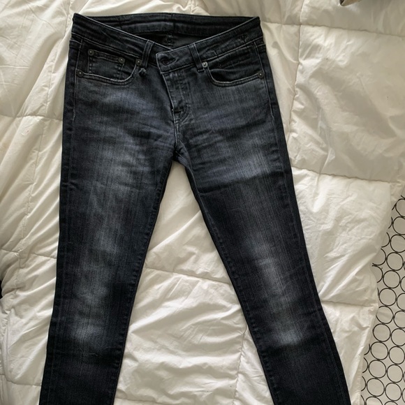 R13 black washed woman jeans - Picture 2 of 4